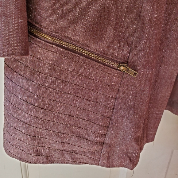Roz & Ali 3/4 sleeve blazer - Picture 4 of 4